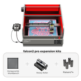 Falcon2 Pro 22W Incisore e Taglierina Laser Compatta - Perfetto per Incisione su Bottiglie